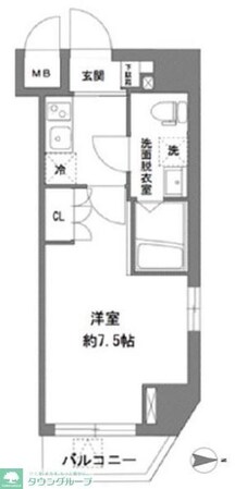 ラヴィータ新御徒町の物件間取画像